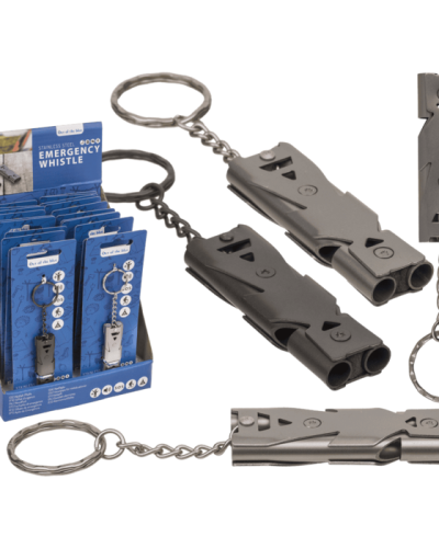 PORTACHIAVI FISCHIETTO D'EMERGENZA