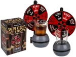 Gioco alcolico, Wheel of Shots con bicchierini shooter & base con ruota della fortuna,
