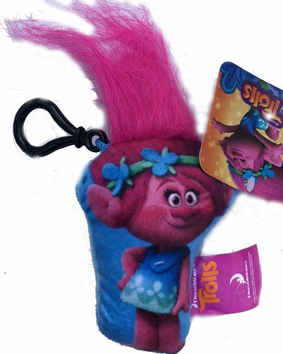 PORTACHIAVI PELUCHES TROLLS 9 CM