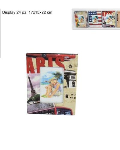 PORTAFOTO 5X7 CITTA DEL MONDO