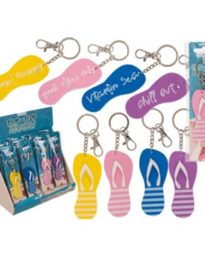 Portachiavi in metallo, Infradito