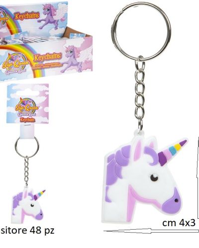 PORTACHIAVI UNICORNO PVC