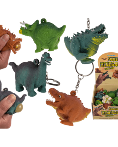 Portachiavi in metallo - Squeeze dinosauro