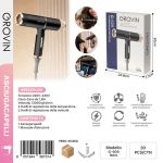 G 609 ASCIUGACAPELLI NERO