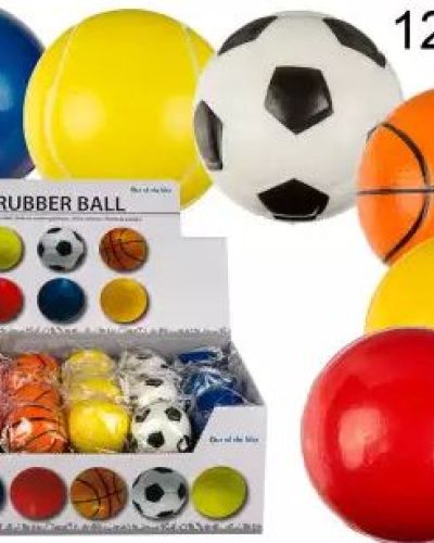 Palla di plastica, ca. 6 cm, 6 ass