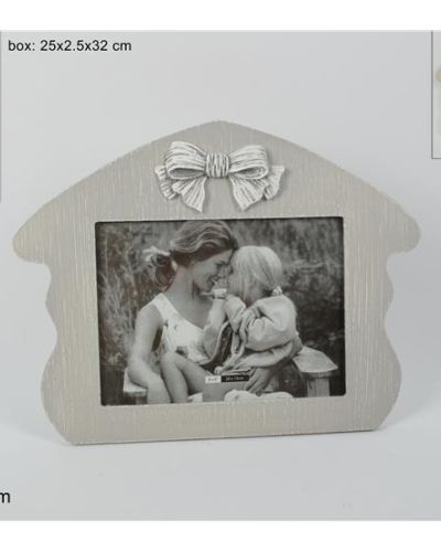 PORTAFOTO LEGNO CASETTA FIOCCO