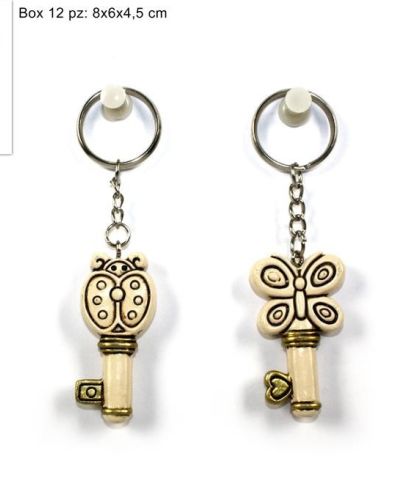 PORTACHIAVI AVORIO 4 CM