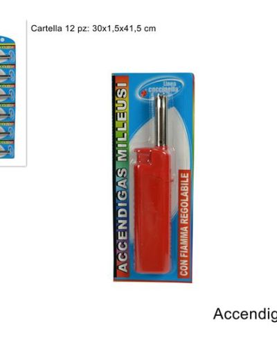 ACCENDIGAS SU CARTELLA