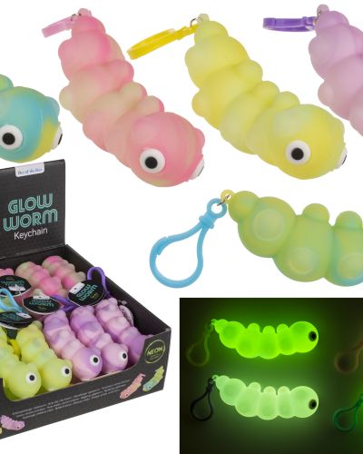PORTACHIAVI VERME FLUORESCENTE