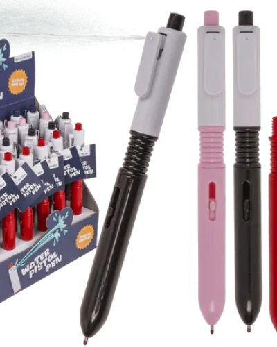 Penna a pistola ad acqua, 16 5 cm, 4 colori assortiti