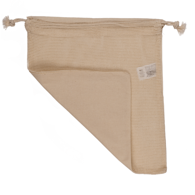 Rete in cotone per frutta & verdura, set da3, ca. 19 x 23 cm, 23 x 30 cm, 30 x 35 cm