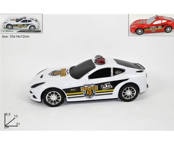 macchina polizia a frizione
