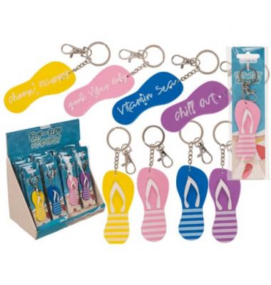 Portachiavi in metallo, Infradito